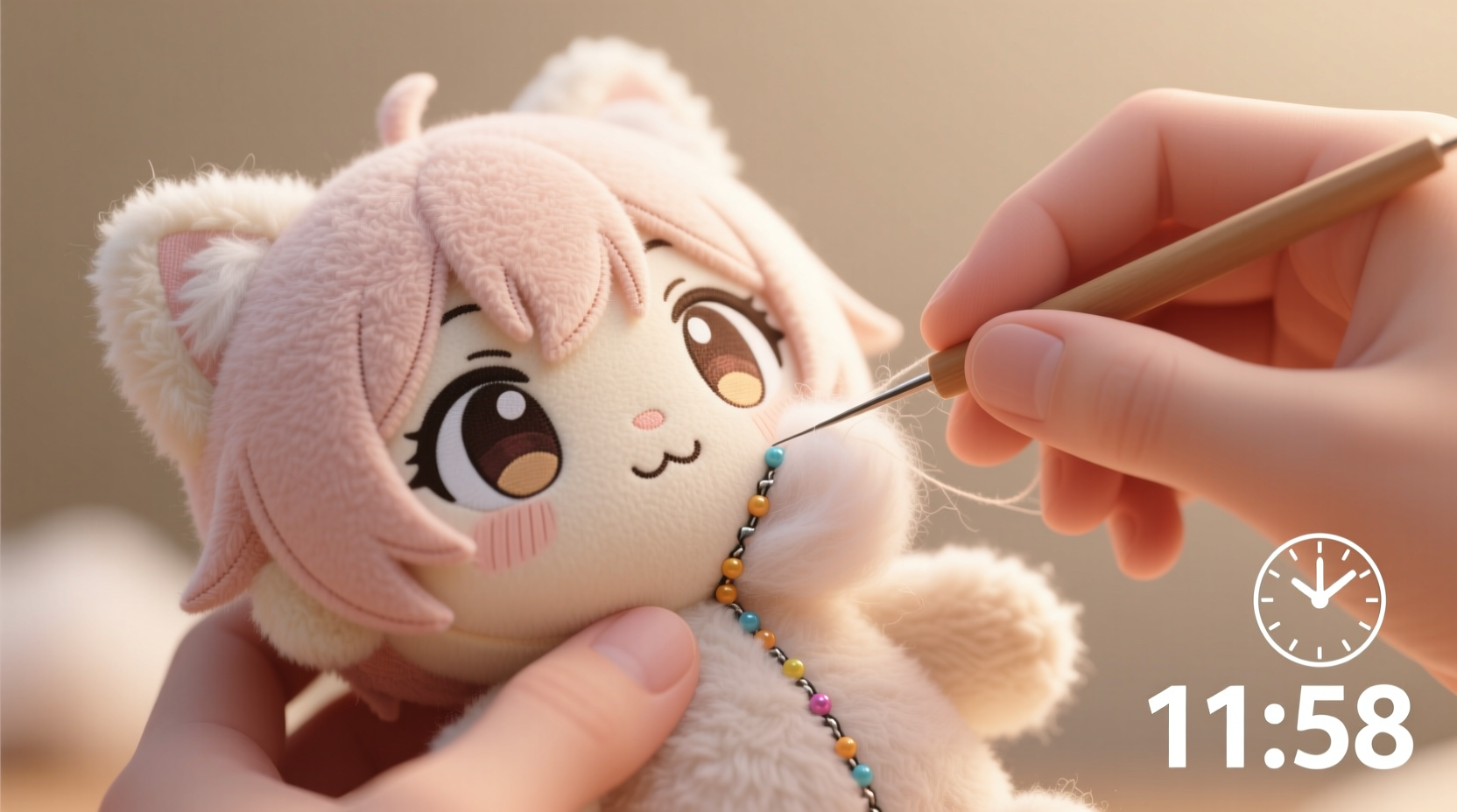 how to clean anime plush stuffing through seams
