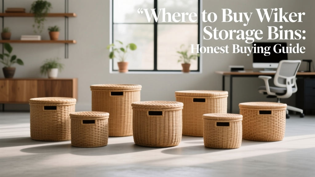 Where to Buy Wicker Storage Bins: Honest Buying Guide