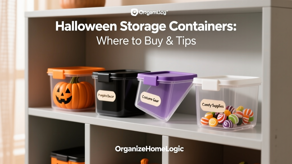 Halloween Storage Containers: Where to Buy & Tips