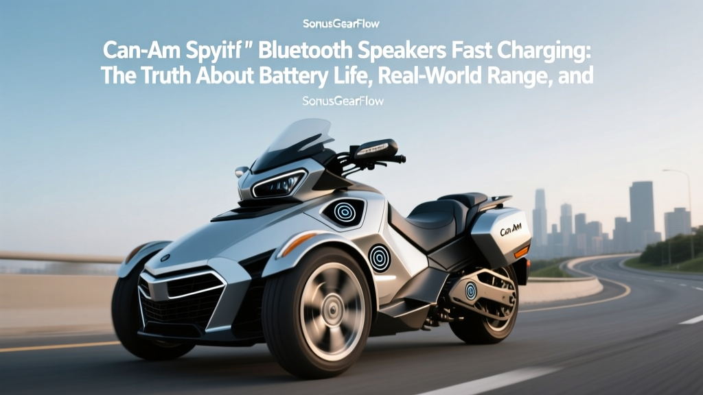 Can-Am Spyder Bluetooth Speakers: Real Battery & Range Truth