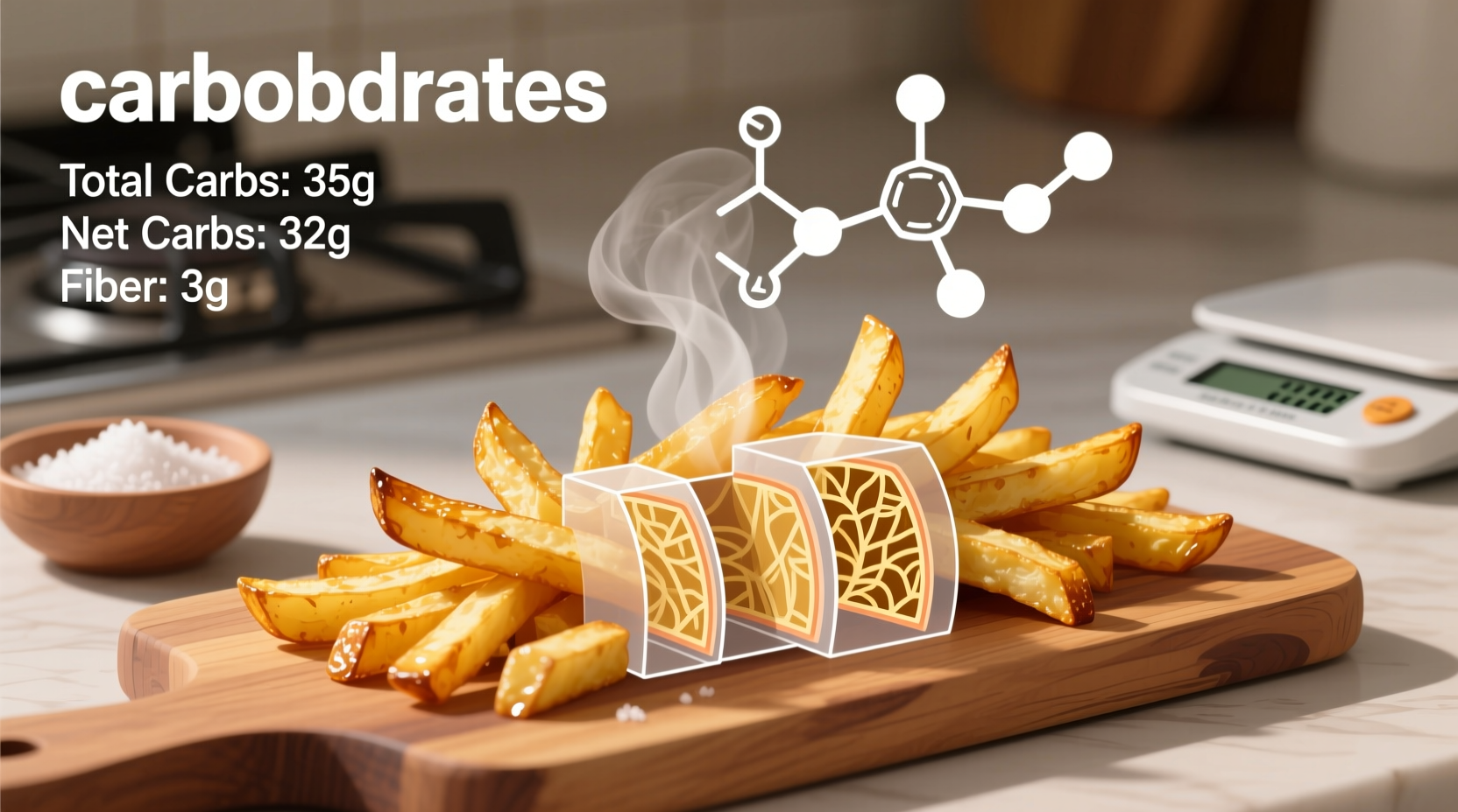 Carbs in Potato Fries: Exact Counts & Health Implications