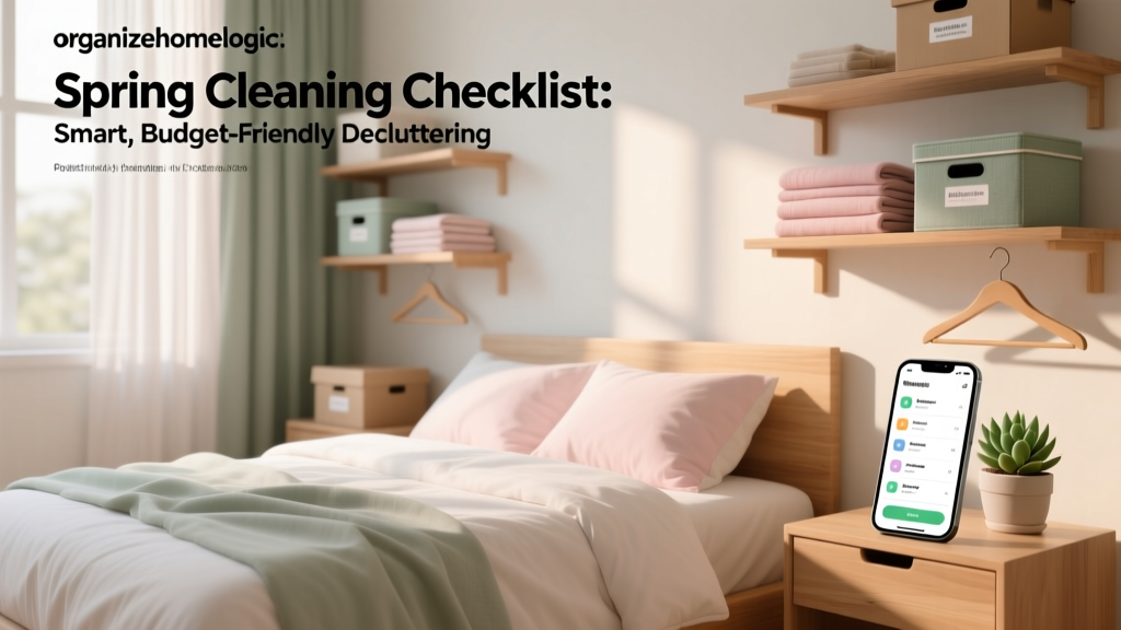 Spring Cleaning Checklist: Smart & Budget Decluttering
