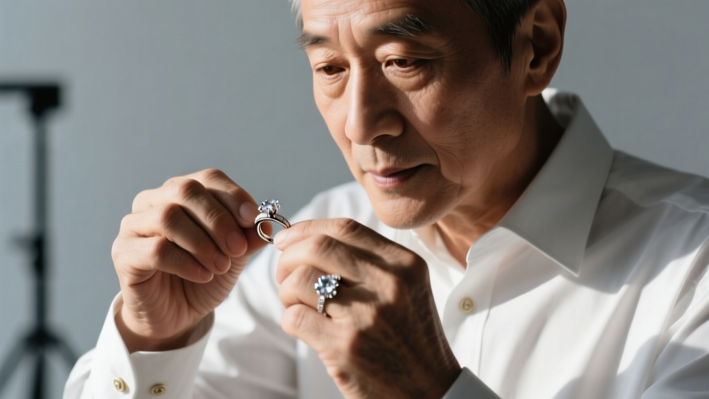 Close-up of a jeweler
