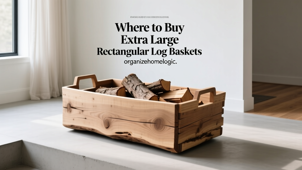 Where to Buy Extra Large Rectangular Log Baskets