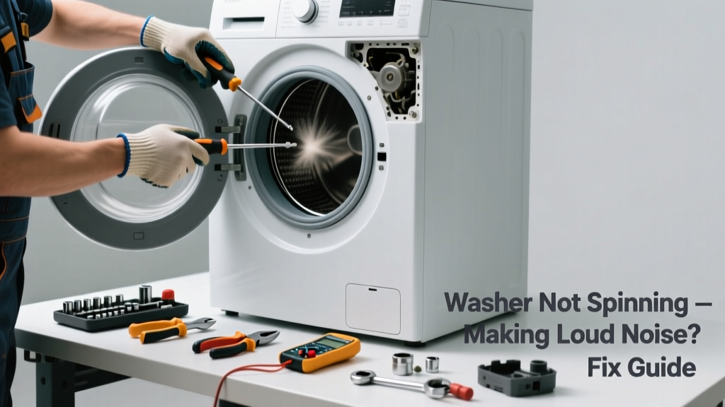 Washer Not Spinning & Making Loud Noise Fix Guide