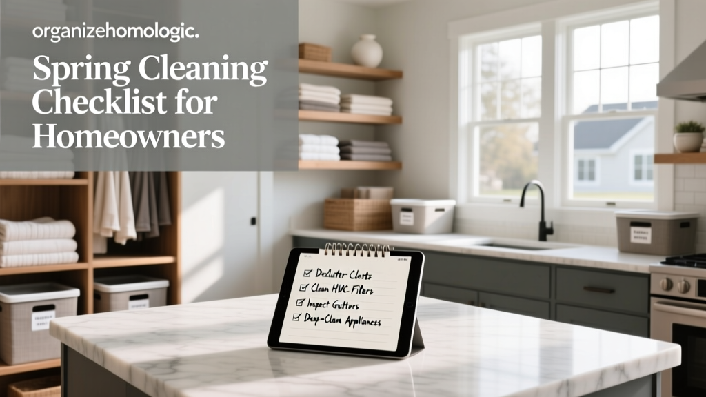 Spring Cleaning Checklist for Homeowners