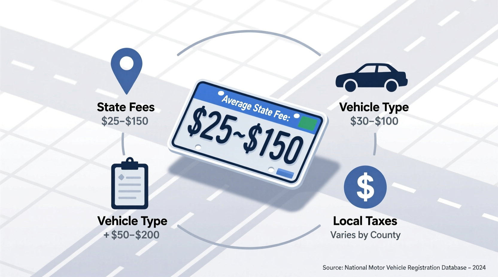 how much does car tags cost