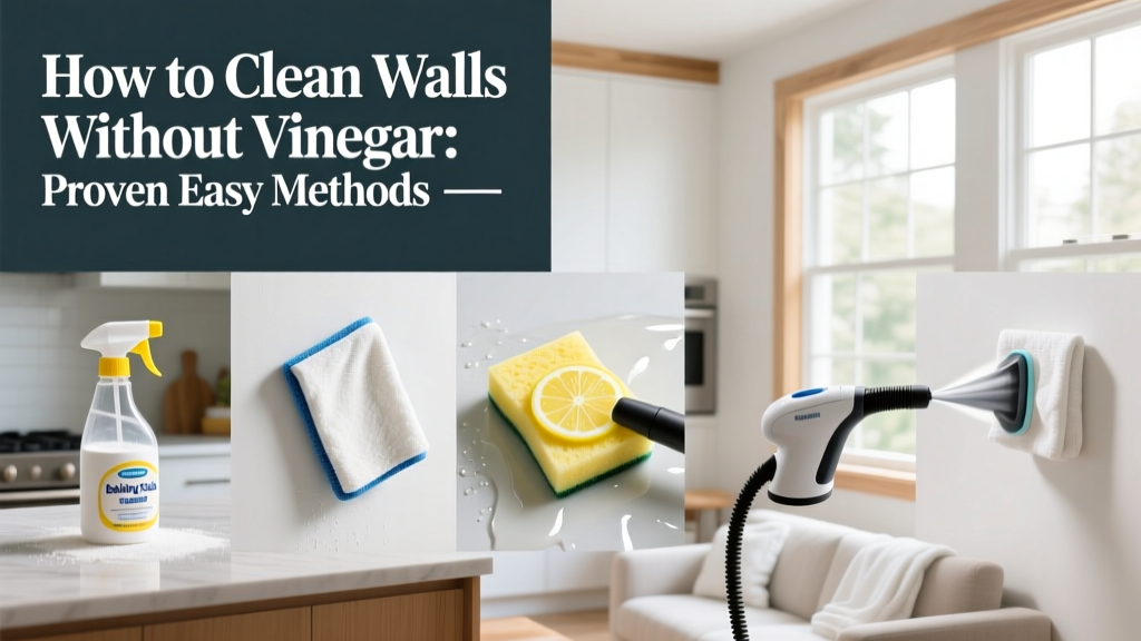 How to Clean Walls Without Vinegar: Proven Easy Methods