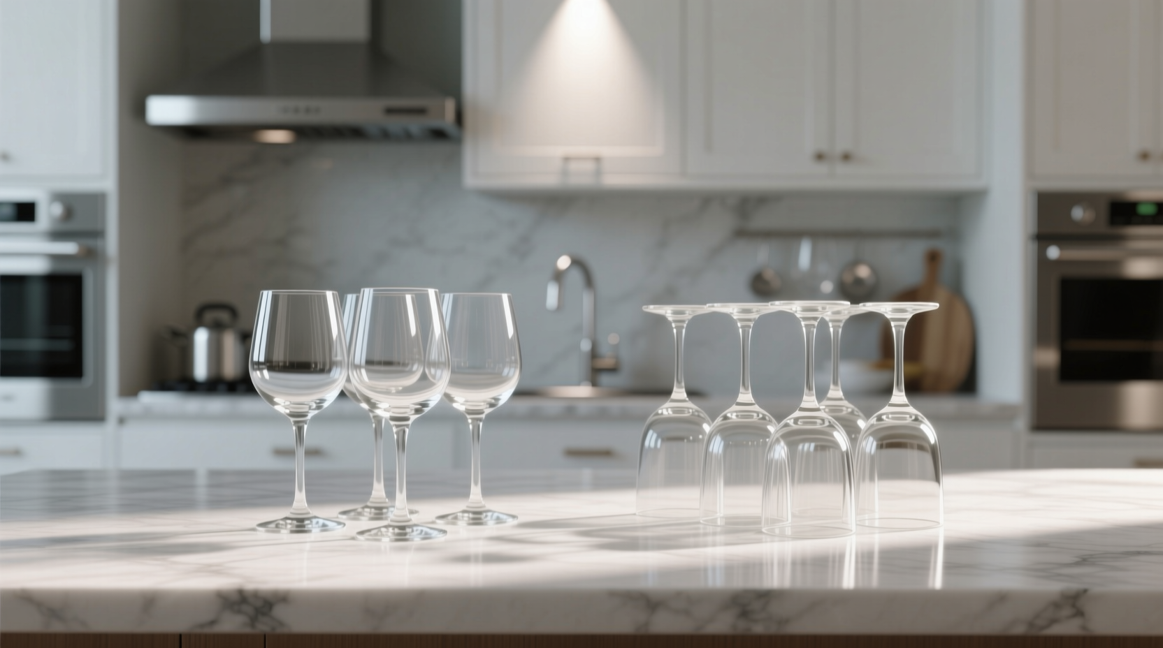 should you store glassware up or down