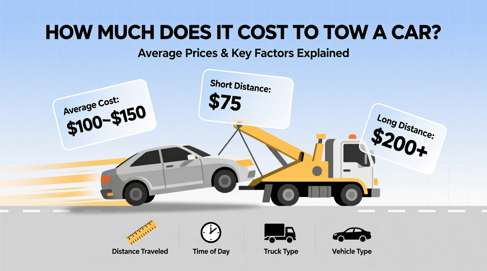 how much would it cost to tow a car