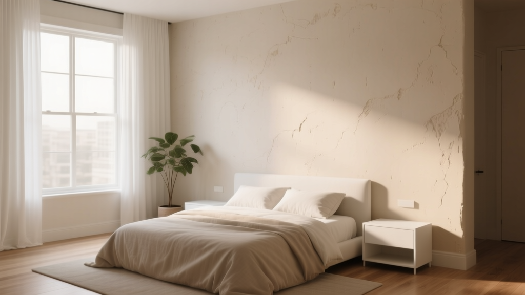 Bedroom Limewash Paint Wall Trend - The Decor Mag