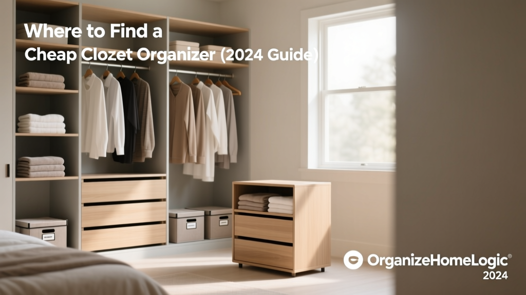 Where to Find a Cheap Closet Organizer (2024 Guide)