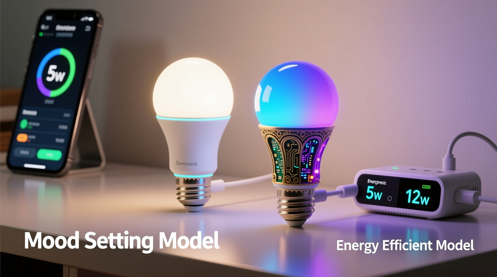 are smart light bulbs actually energy efficient or just expensive mood setters