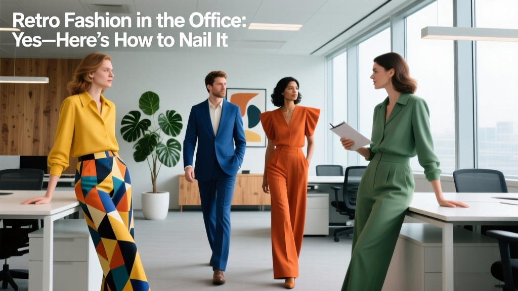 Retro Fashion in the Office: Yes—Here’s How to Nail It