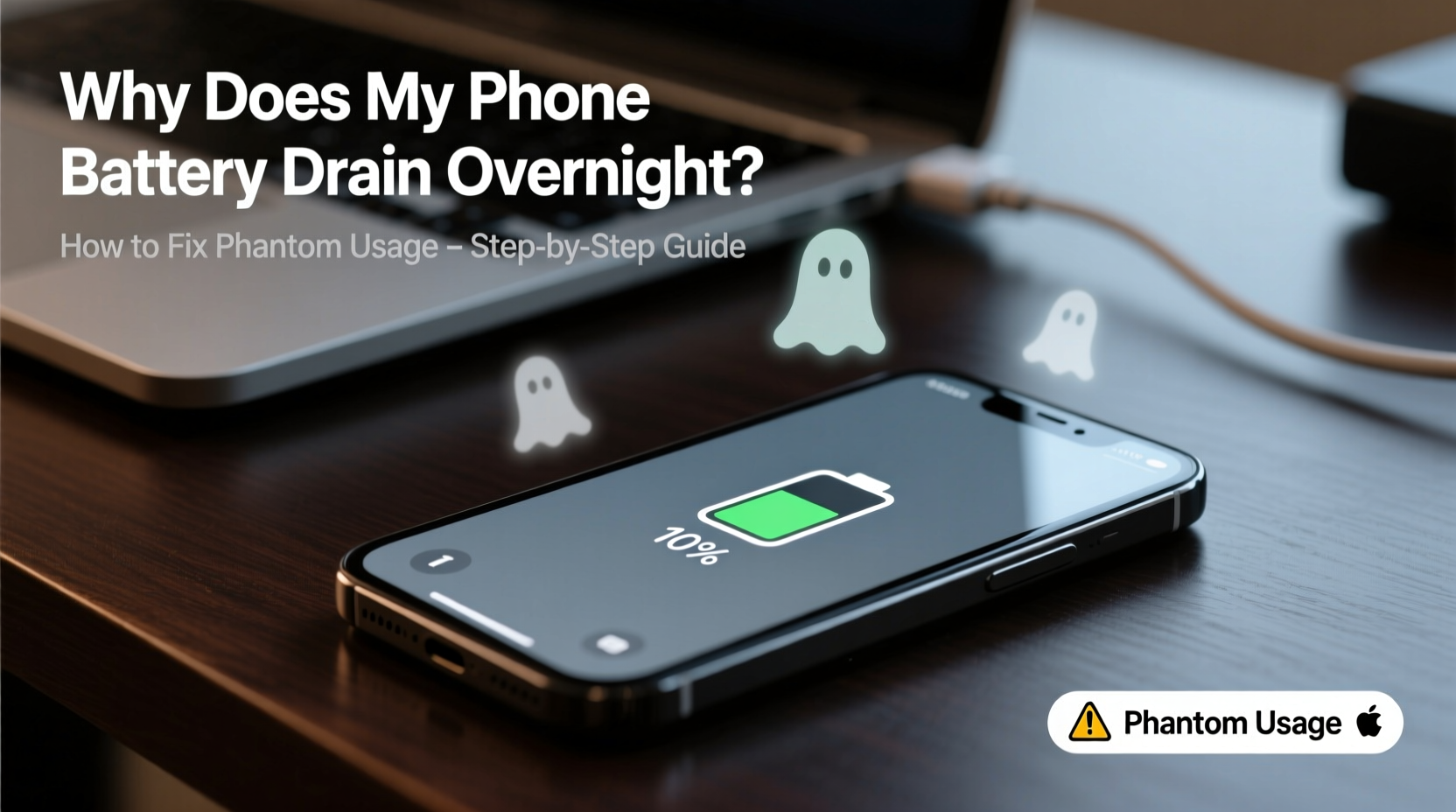 why does my phone battery drain overnight and how to fix phantom usage