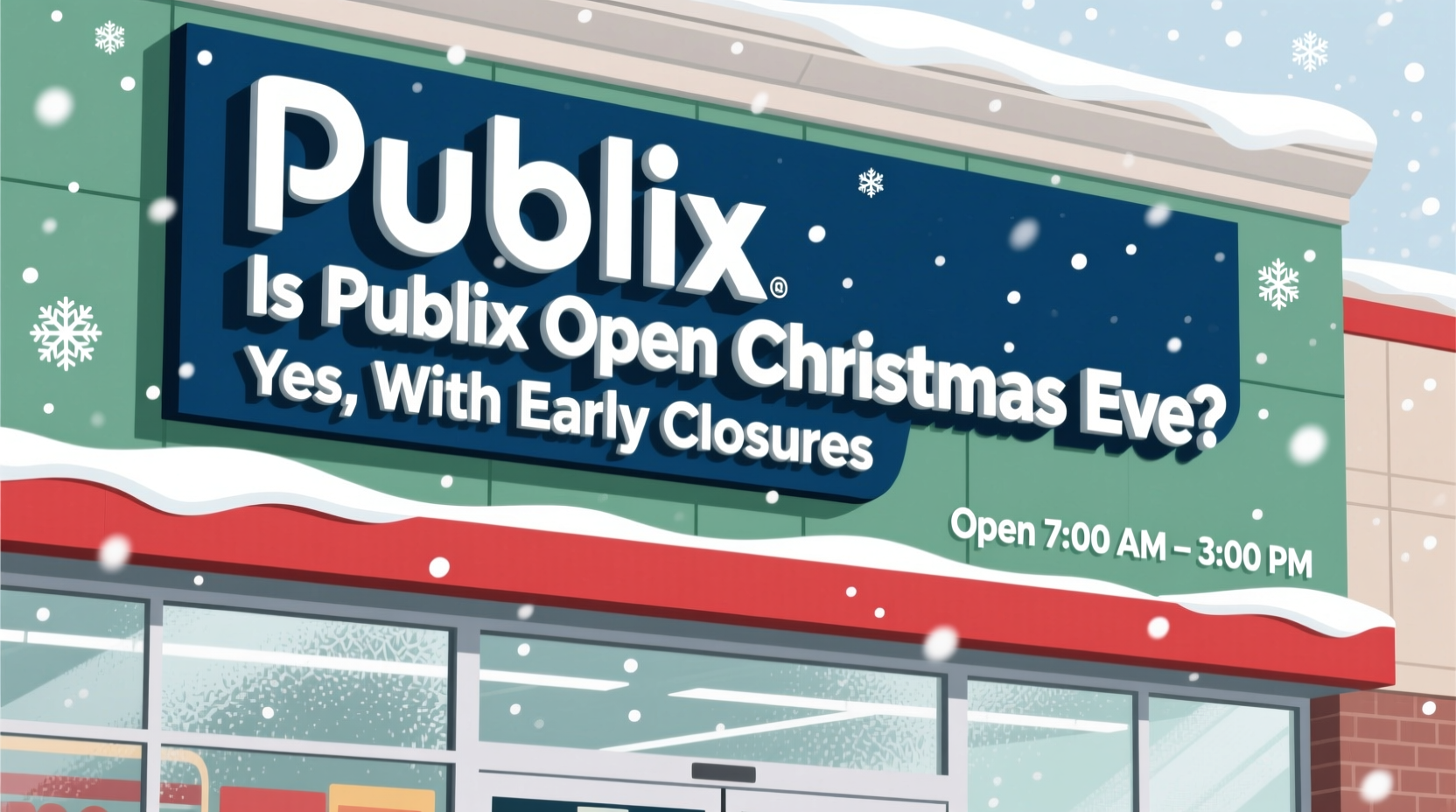 is publix open christmas eve