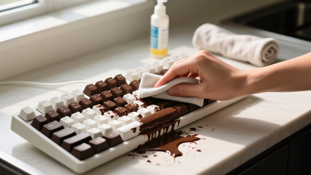 Easy & Tested: How to Get Chocolate Out of Keyboard