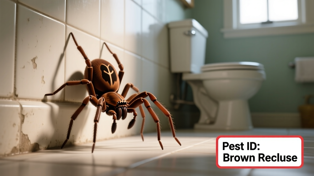 Brown Recluse Spiders in Bathroom: Identification & Removal