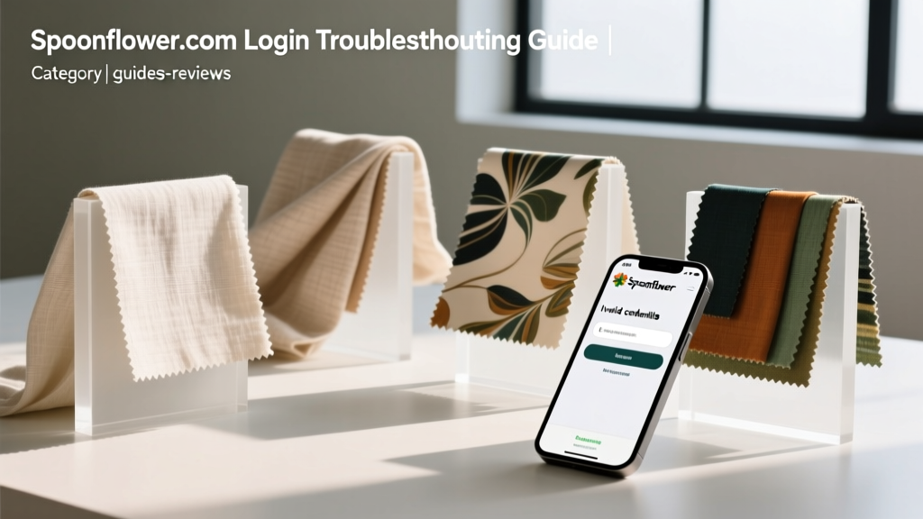 Spoonflower.com Login Troubleshooting Guide