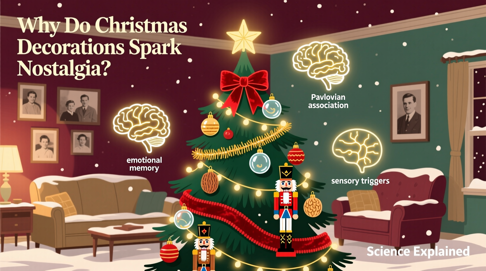 why are certain christmas decorations linked to nostalgia science explained