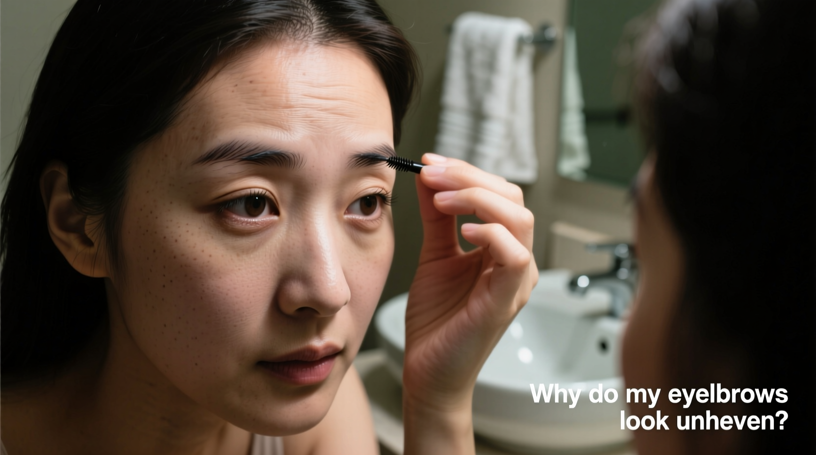 why do my eyebrows look uneven even after careful grooming