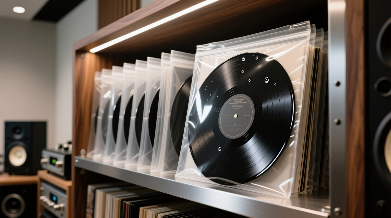 how to clean vinyl record storage bags safely