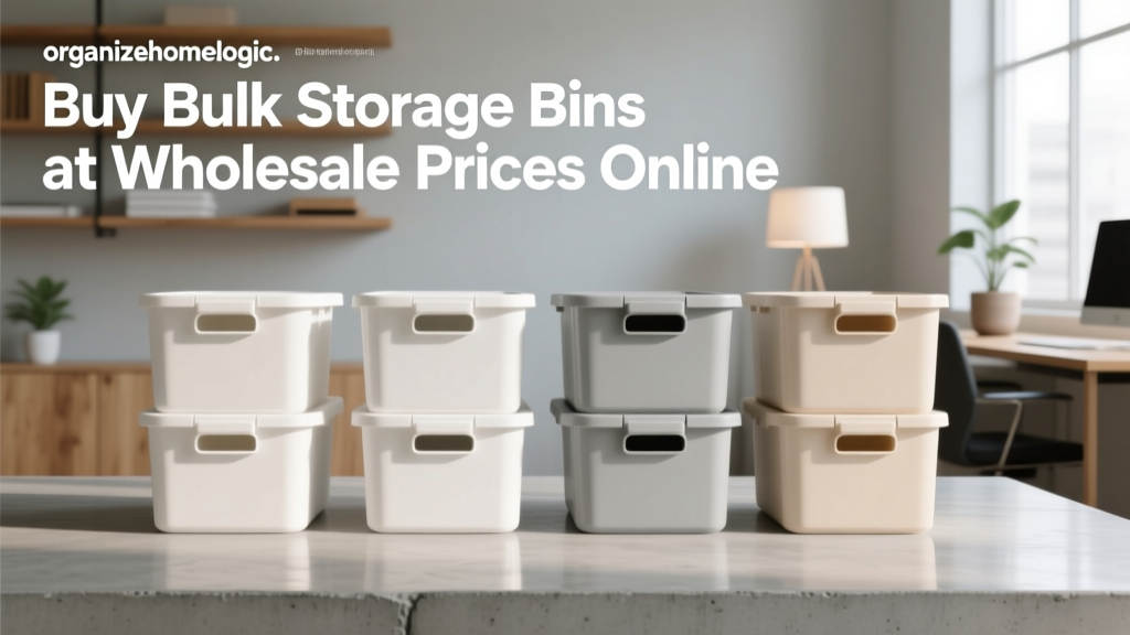 Buy Bulk Storage Bins at Wholesale Prices Online