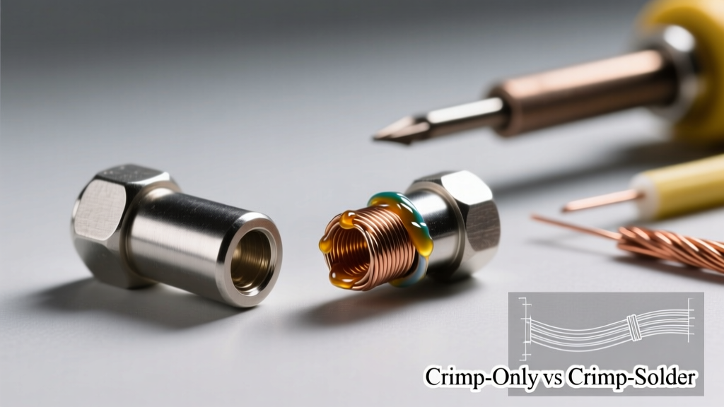 Soldered Rings Before and After: Crimp vs Solder Terminals