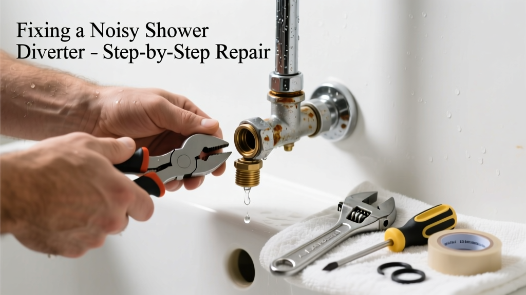 Fixing a Stuck Shower Diverter Making Noise