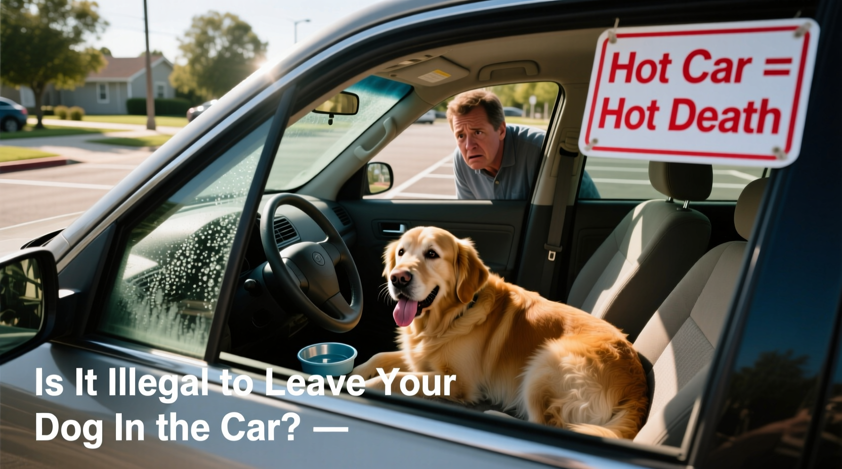 is it illegal to leave your dog in your car
