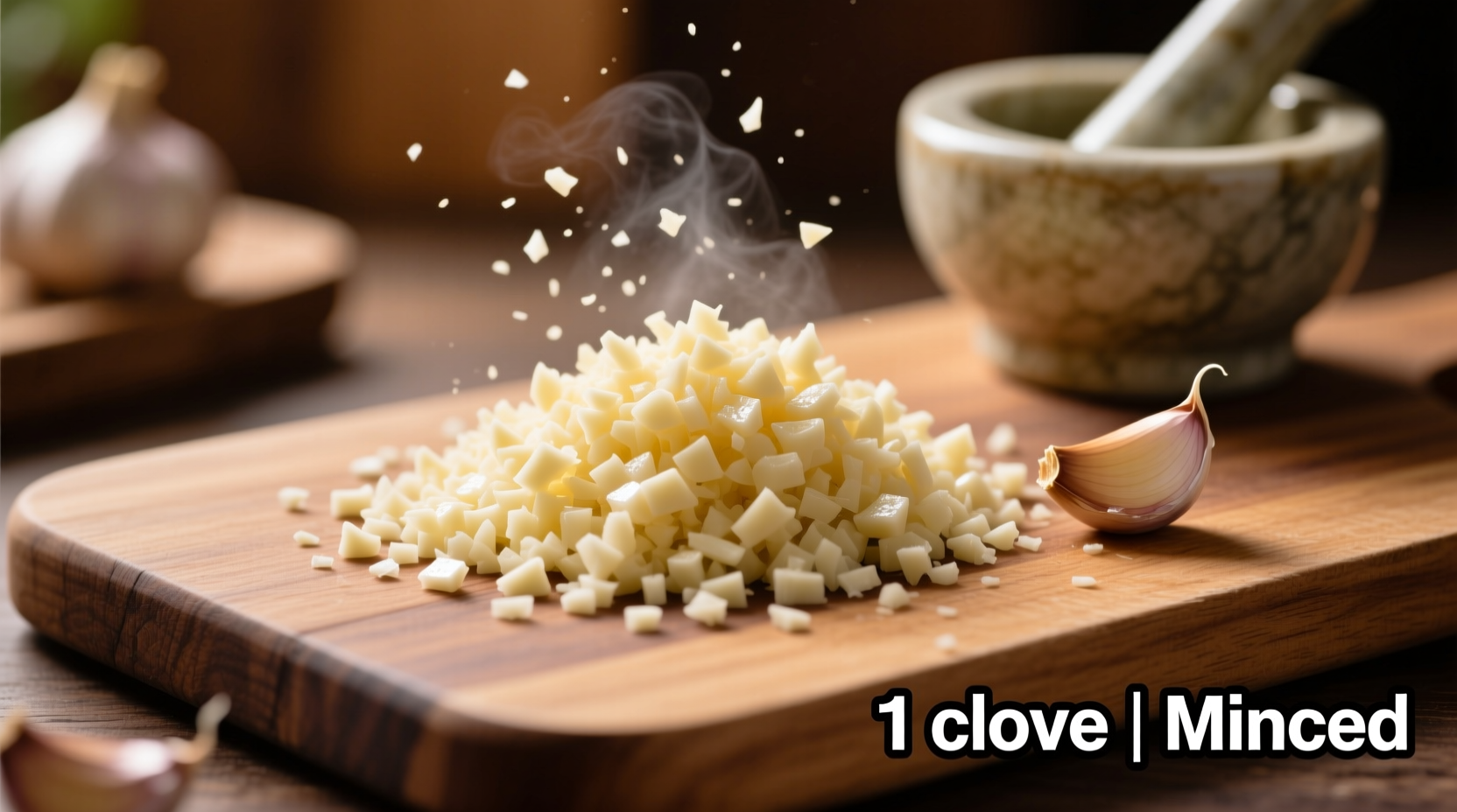 Richtige Lagerung von frischem und gehacktem Knoblauch