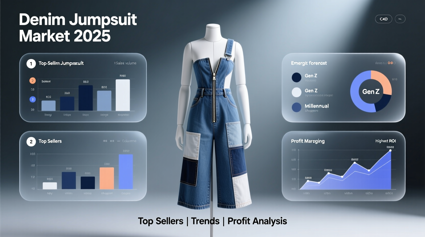 Denim Jumpsuit Market 2025: Top Sellers, Trends & Profit Analysis