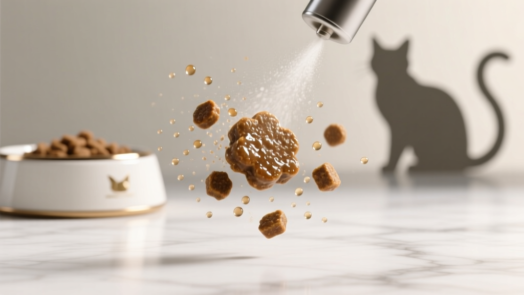 Cat Food Kibble Coating: Palatability Spray Benefits