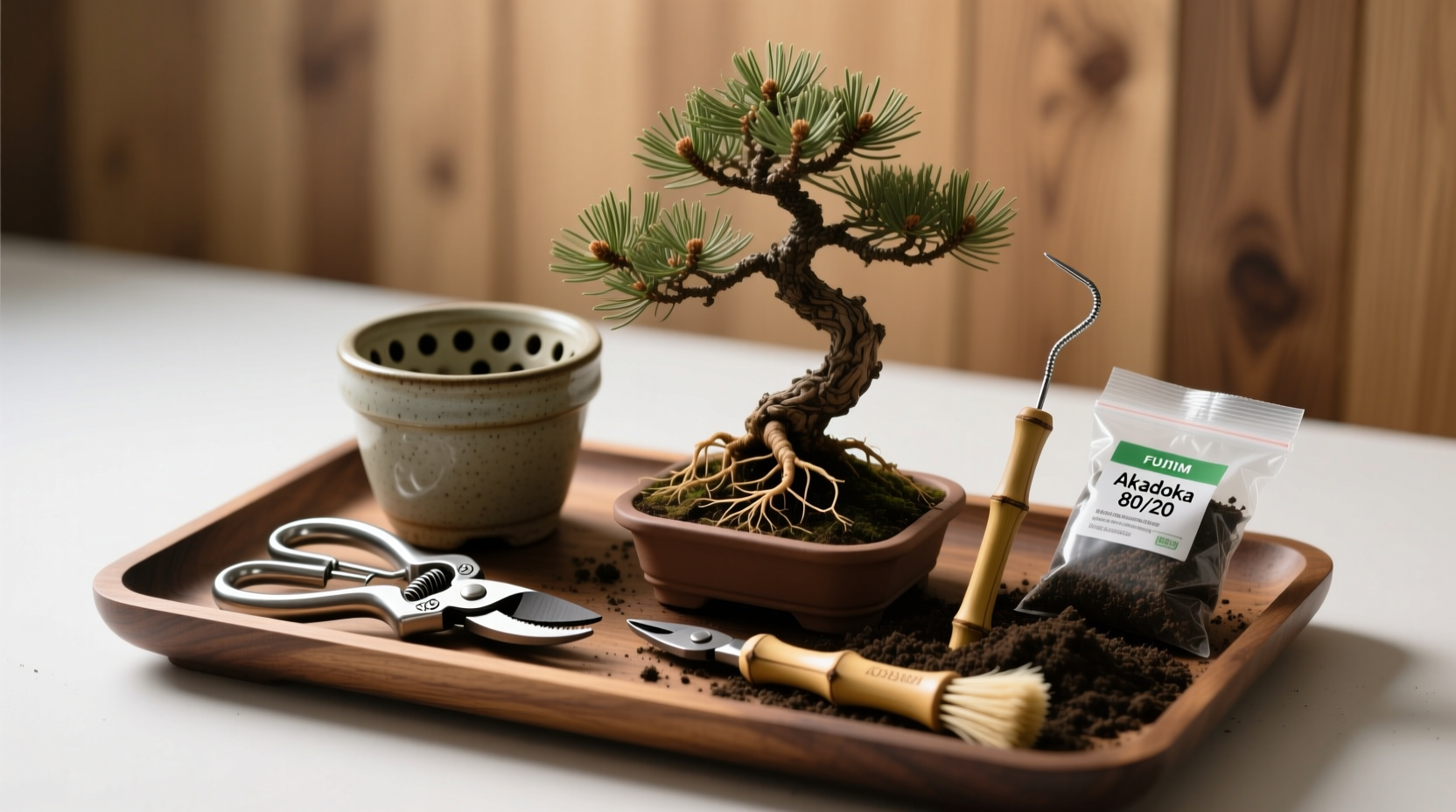bonsai repotting kit