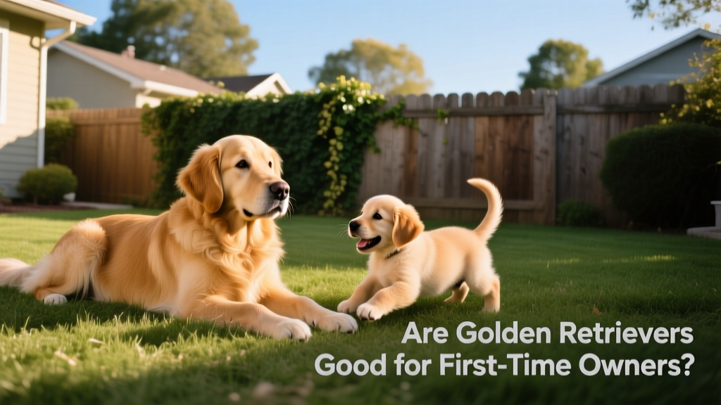 Are Golden Retrievers Good for First-Time Owners?