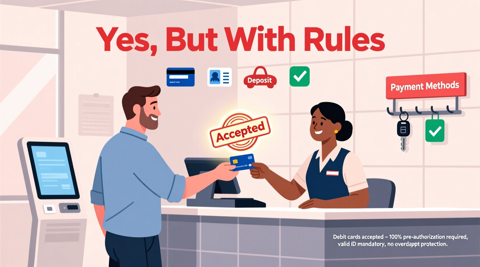 do car rental companies accept debit cards