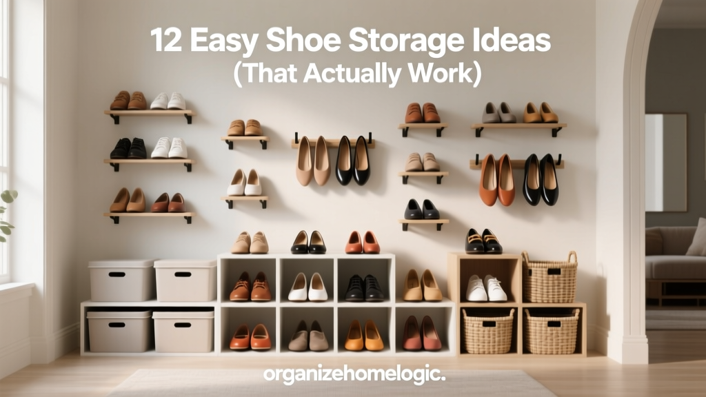 12 Easy Shoe Storage Ideas (That Actually Work)