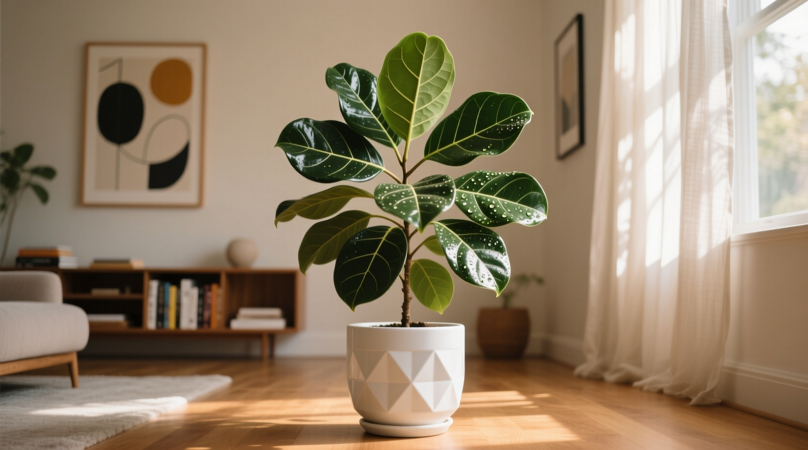 fiddle leaf houseplant