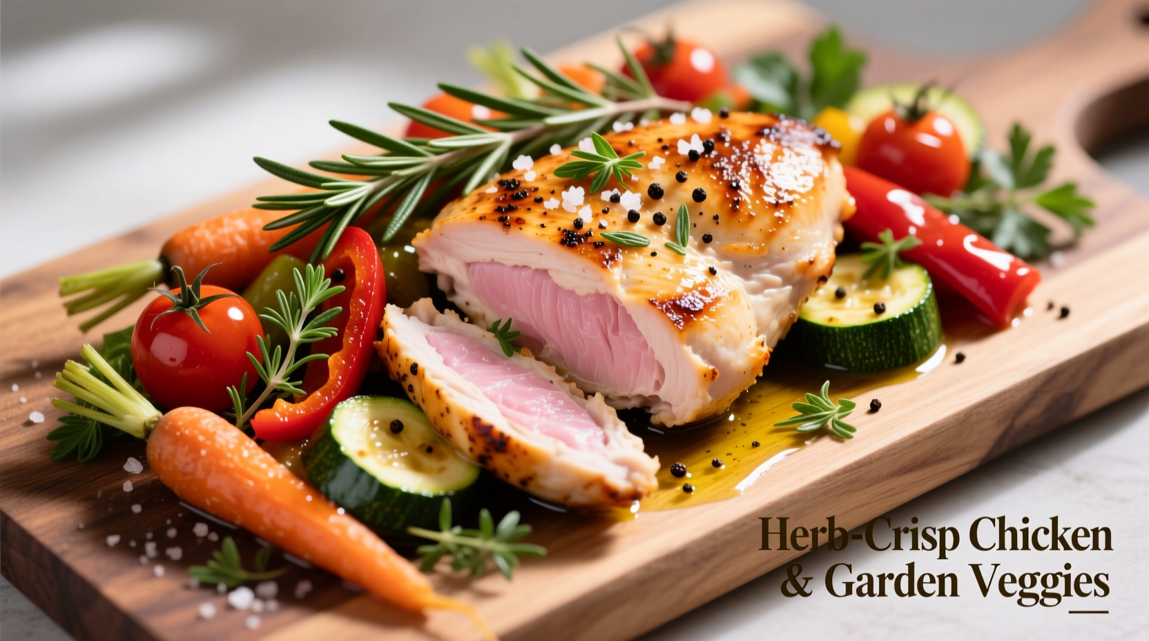 Chicken breast recipes with vegetables and herbs