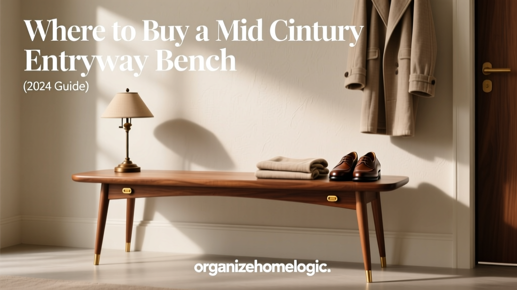 Where to Buy a Mid Century Entryway Bench (2024 Guide)