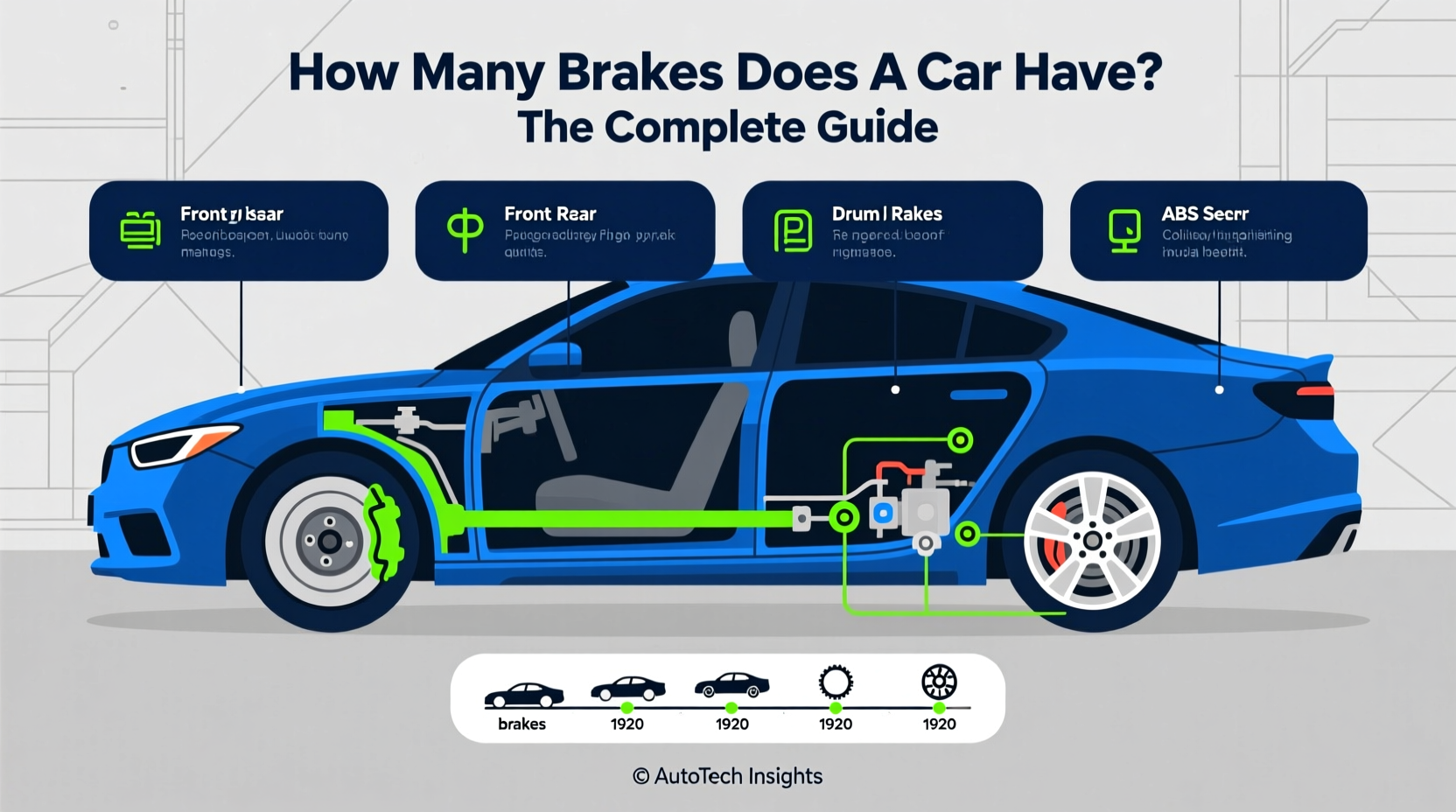 how many brakes does a car have