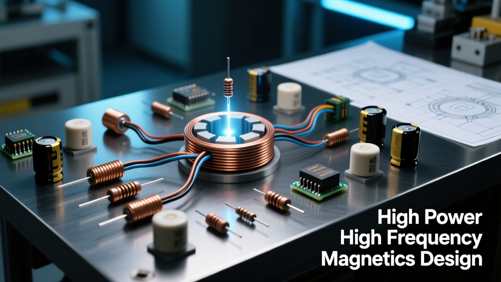 Designing High Power High Frequency Magnetics: Core Selection, Thermal Management, and Practical Layout Strategies