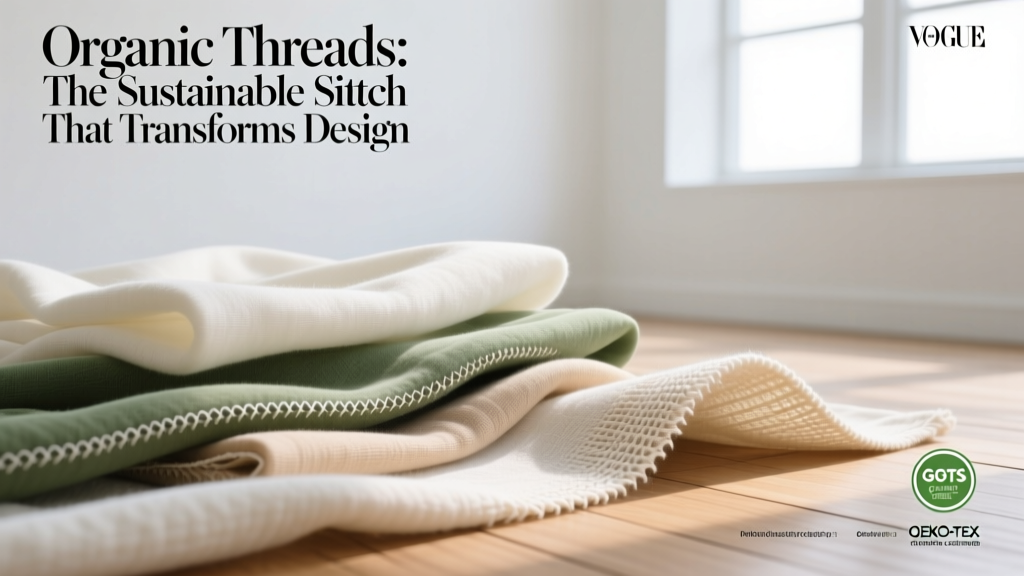 Organic Threads: The Sustainable Stitch That Transforms Design