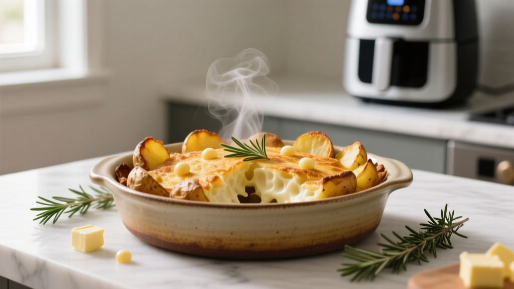 Crispy & Creamy Air Fryer Potato Bake Recipe