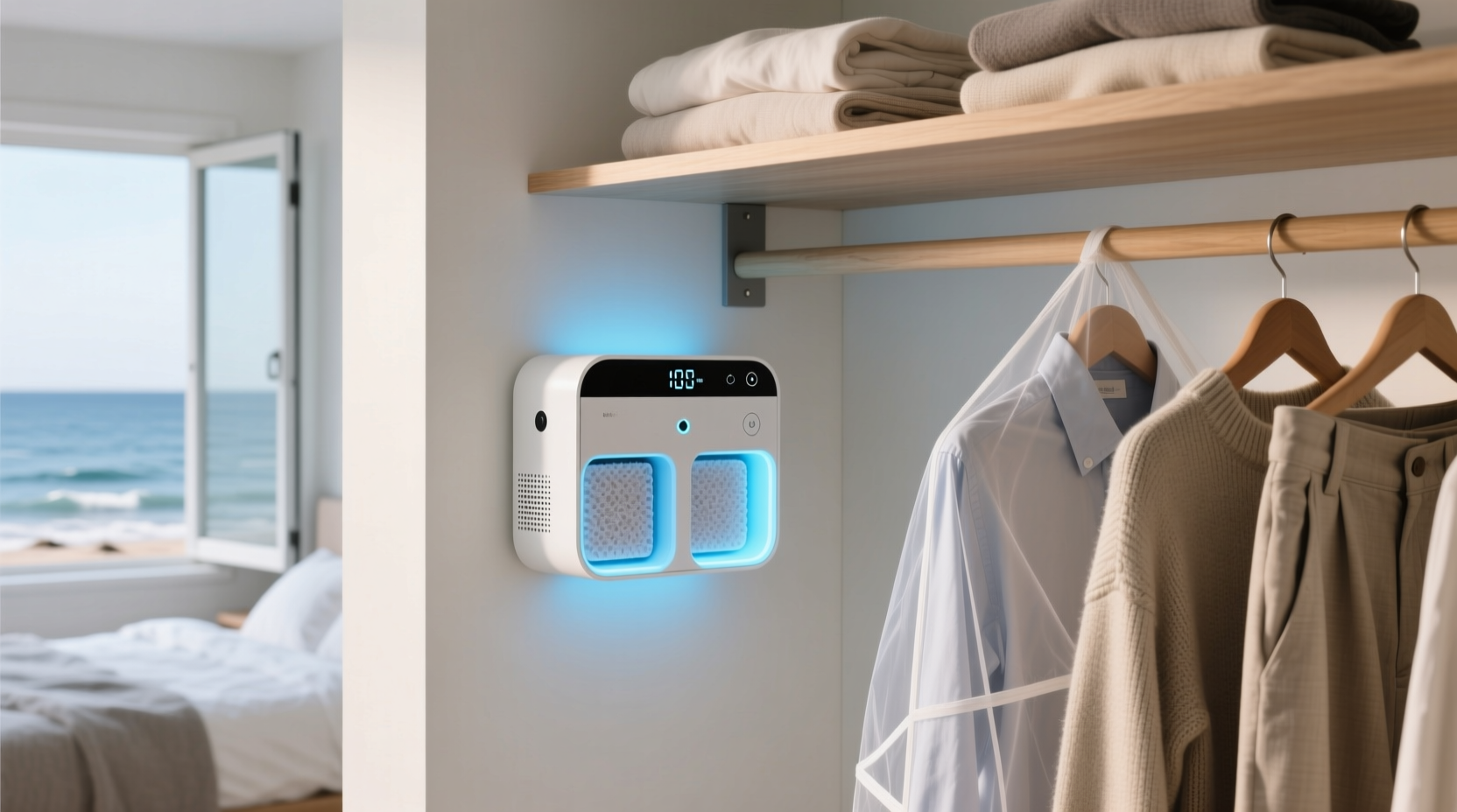 closet climate monitor for coastal cities