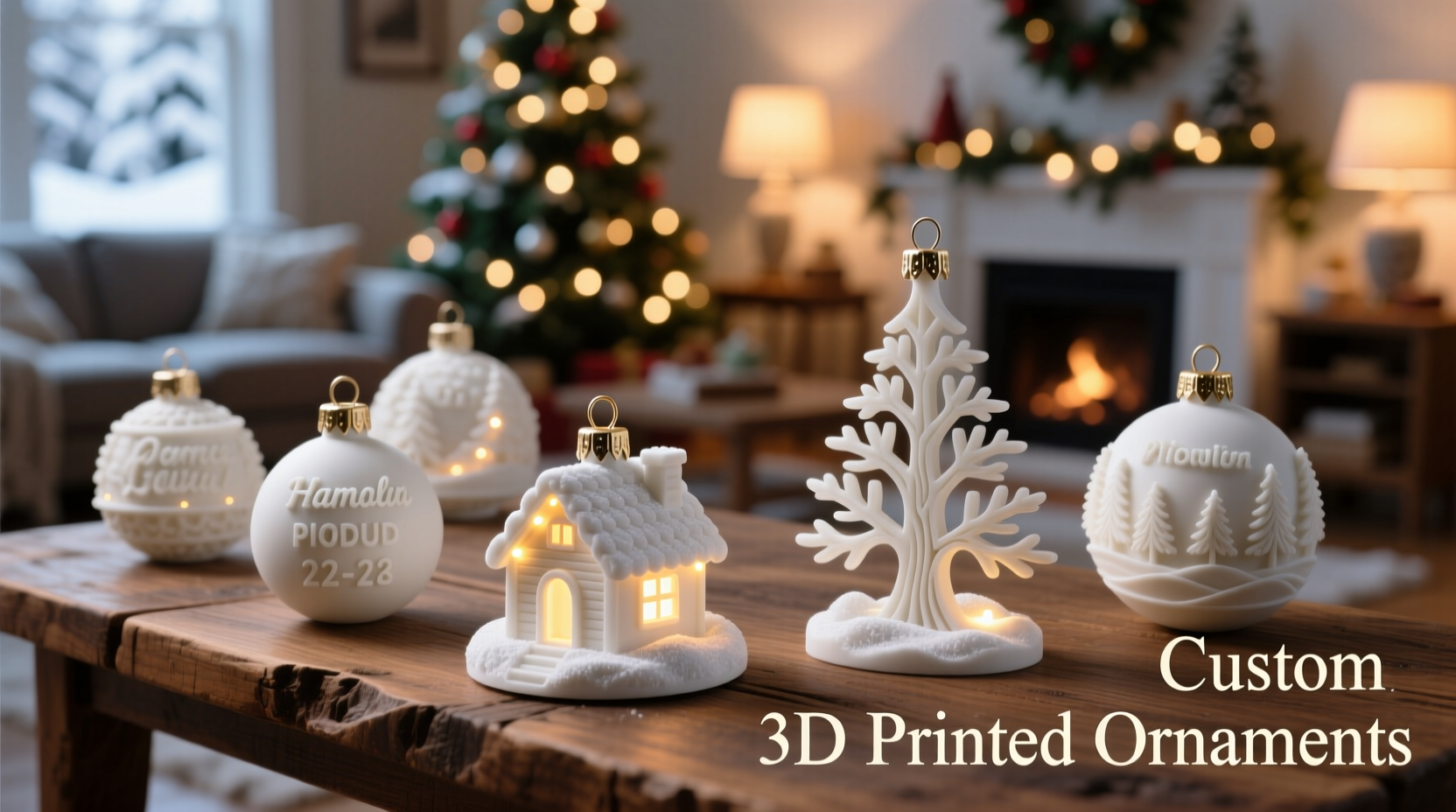 is it possible to 3d print custom christmas ornaments at home