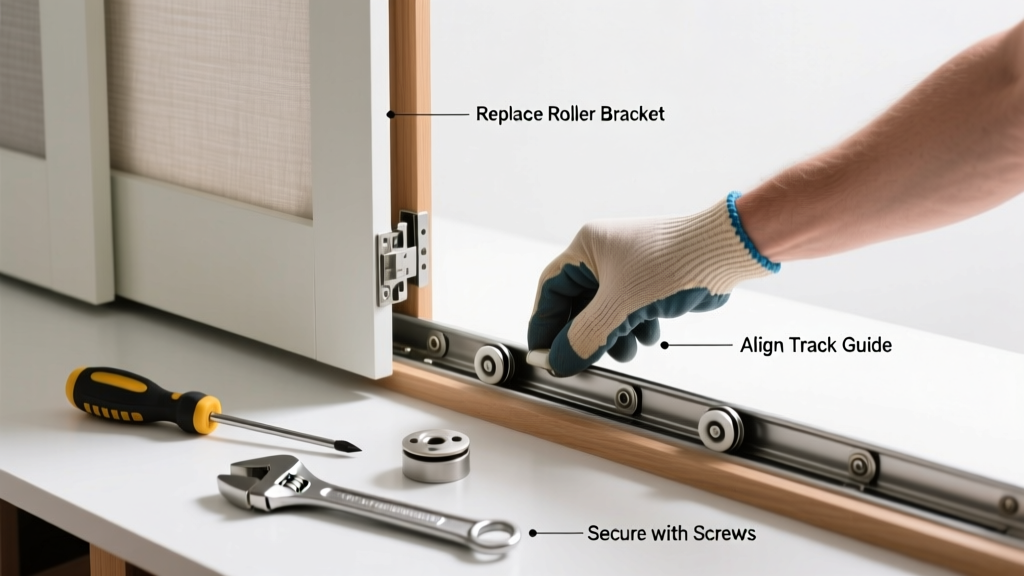 Fixing a Bifold Closet Door Off Track: Replacement Part Guide