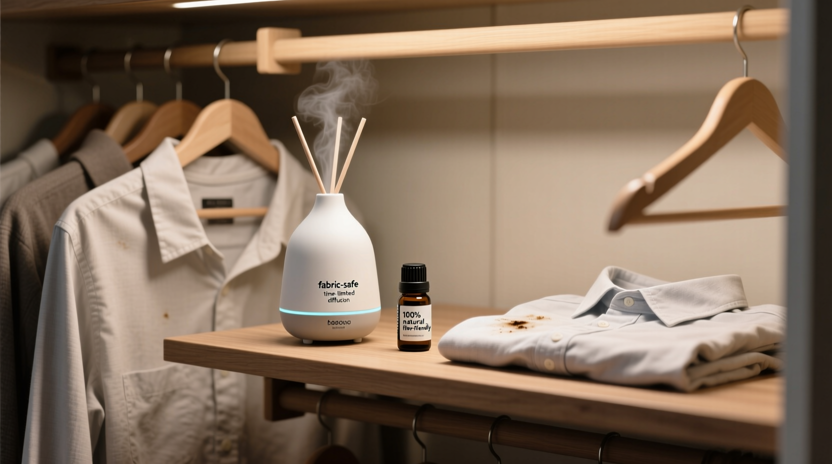 closet aroma diffuser safety for fabrics