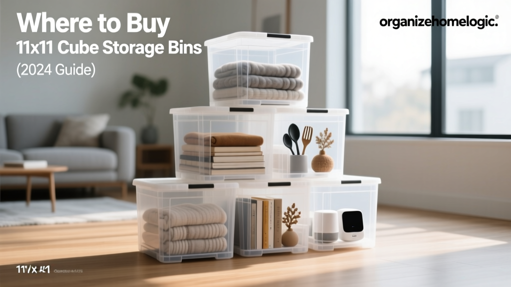 Where to Buy 11x11 Cube Storage Bins (2024 Guide)