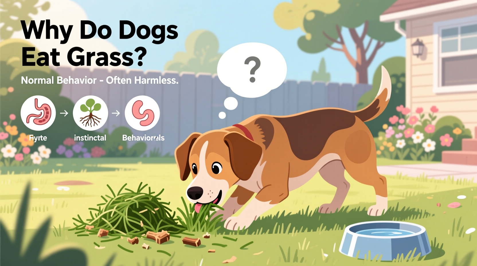 why do dogs eat grass is it a sign of illness or normal behavior